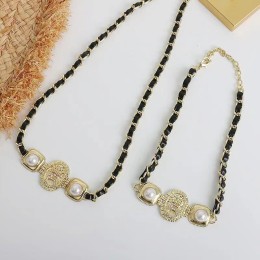 Braidable Chain Stitching Pearl Necklace