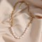 Fashion Chain Stitching Pearl Necklace