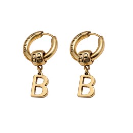 Detachable Letter B Earrings