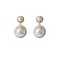 Round Shape Pearl Earrings