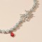 Colored Pearls Stackable Cross and Wing Pendant Necklace