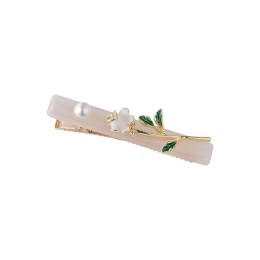 Off White Flower Hair Clip 6.5CM*1.8CM