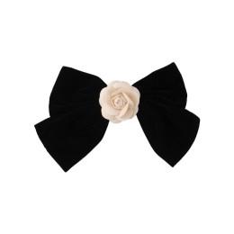 Black Velvet Bow Hair Clip 21*14CM