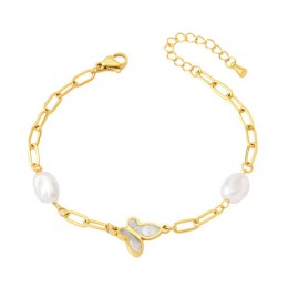 Hot Sale Pearl Butterfly Bracelet