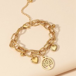 Golden Fortune Tree Bracelet