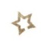 Star love earrings creative design heart-shaped earrings personality five-pointed star