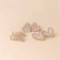 Crystal inlaid heart shape Earrings