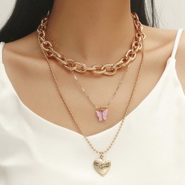 Insect Love Necklace Female Butterfly Multilayer Clavicle Chain Necklace
