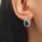 Round Crystal Stud Earrings
