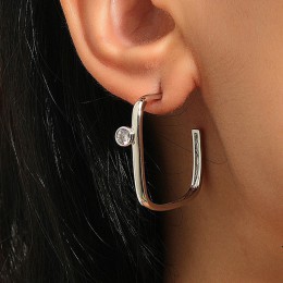 women's french ear hook ear clip free needle free ear stud Earrings