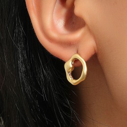 Geometric Half Circle Women's Earrings