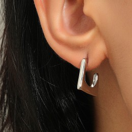 Square Buckle Geometric Earrings